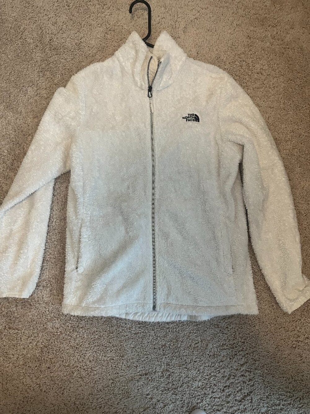 The North Face Osito Full Zip Fleece Jacket White Women’s L